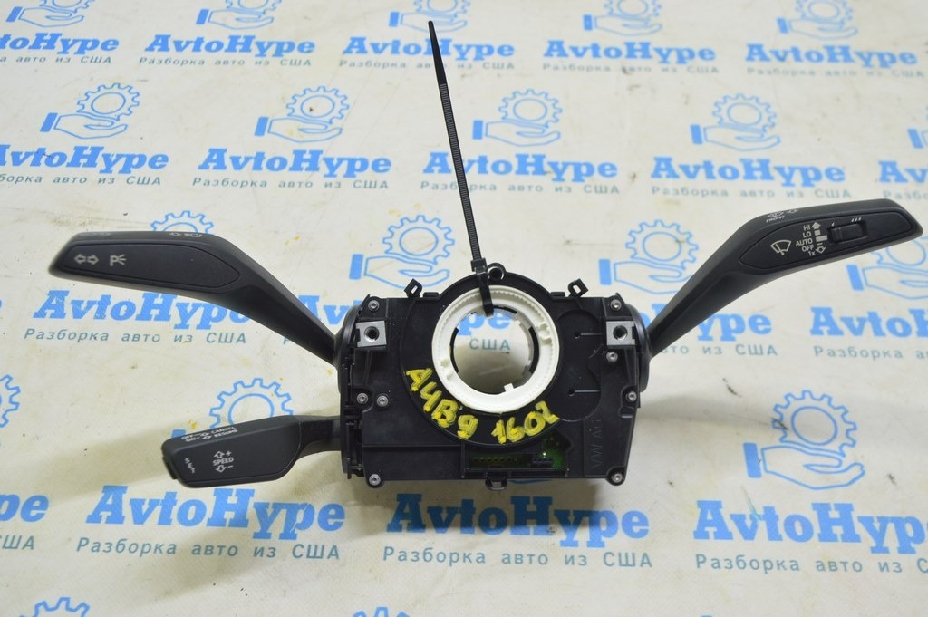 Подрулевой переключатель гитара в сборе Audi A4 B9 17- с шлейфом, с dynamic steering (02)