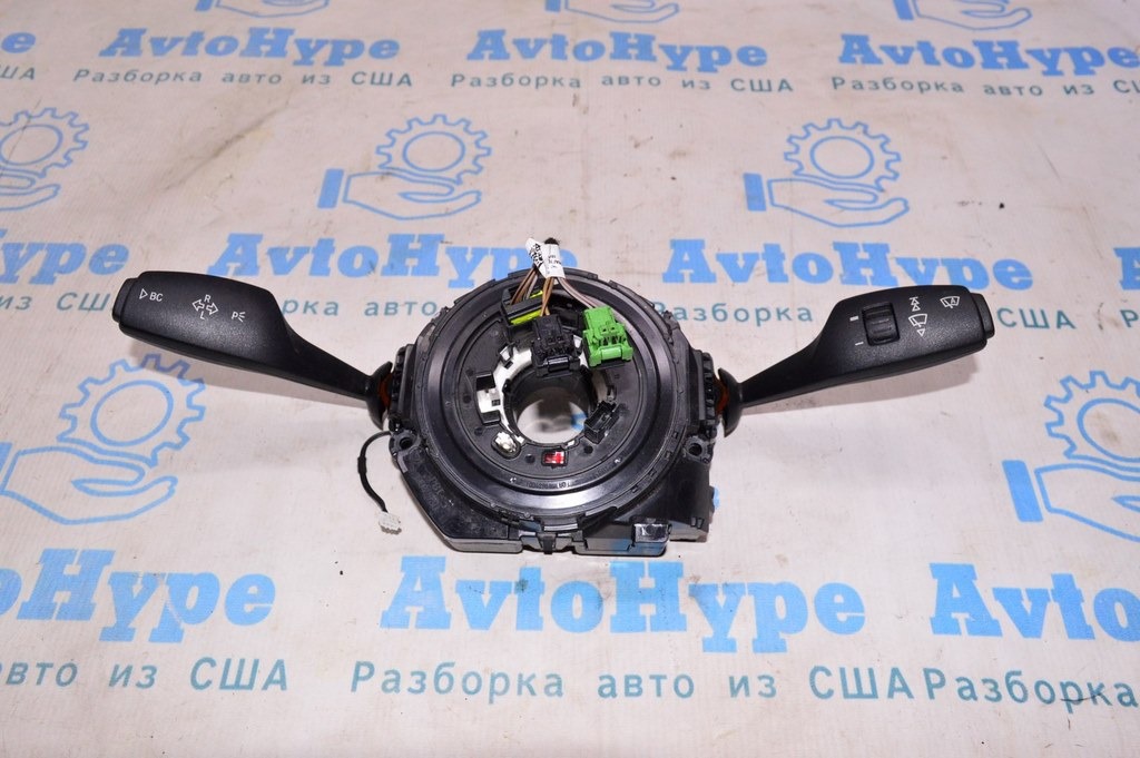 Подрулевой переключатель гитара в сборе BMW X3 F25 11-17 с шлейфом (01)
