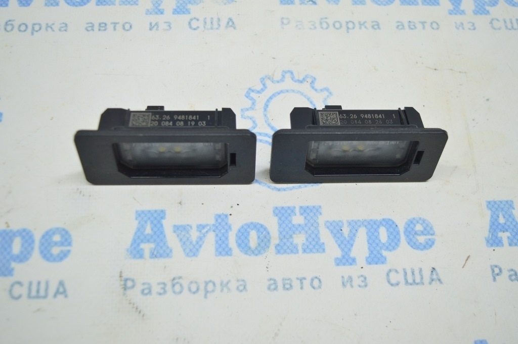 Подсветка номера двери багажника правая BMW X3 G01 18-21