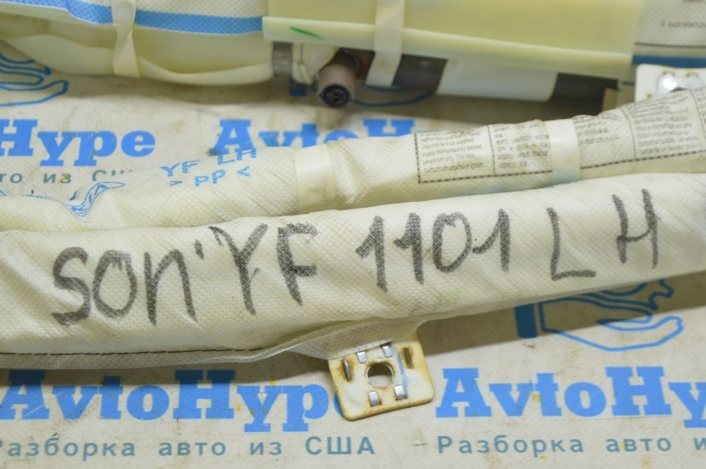 Подушка безопасности airbag боковая шторка левая Hyundai Sonata 11-15 — фото 2