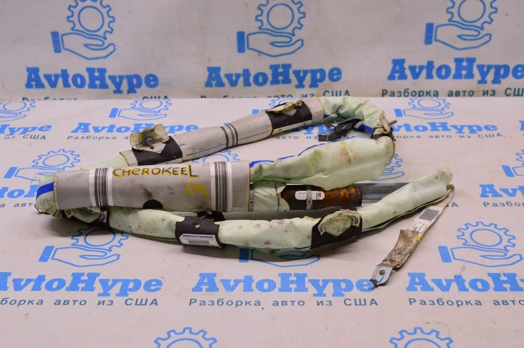Подушка безопасности airbag боковая шторка левая Jeep Cherokee KL 14-