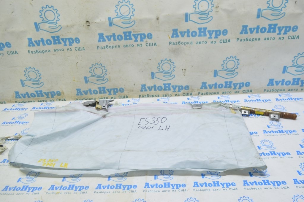 Подушка безопасности airbag боковая шторка левая Lexus ES350 07-12 стрельнувшая (01)