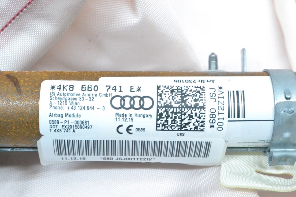 Подушка безопасности airbag боковая шторка левая  стрельнувшая Audi A7 C8 19-25 — фото 2