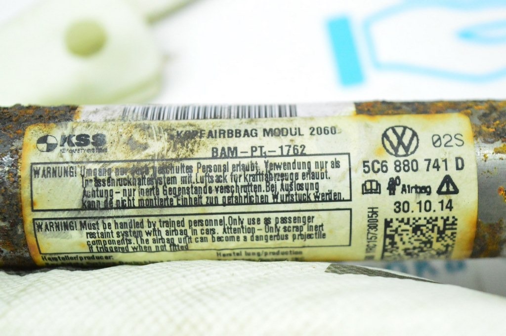 Подушка безопасности airbag боковая шторка левая VW Jetta 11-18 USA — фото 3