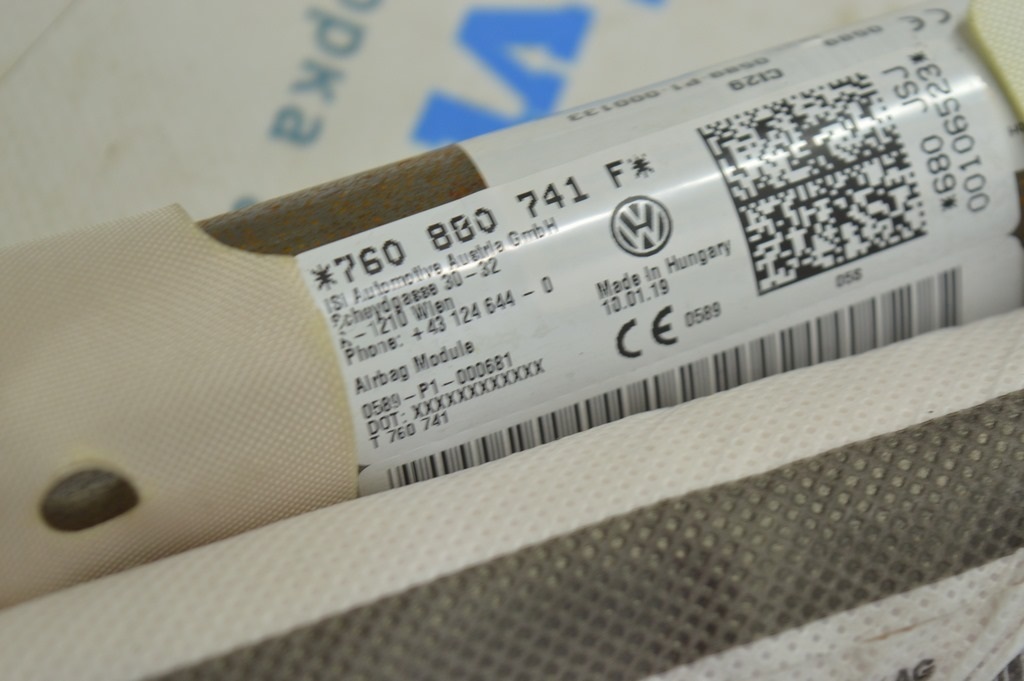Подушка безопасности airbag боковая шторка левая VW Touareg 18- — фото 4