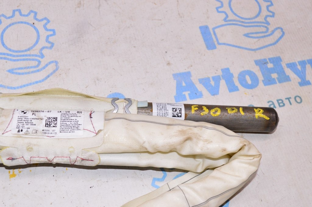 Подушка безопасности airbag боковая шторка правая BMW 3 F30 12-19 — фото 2