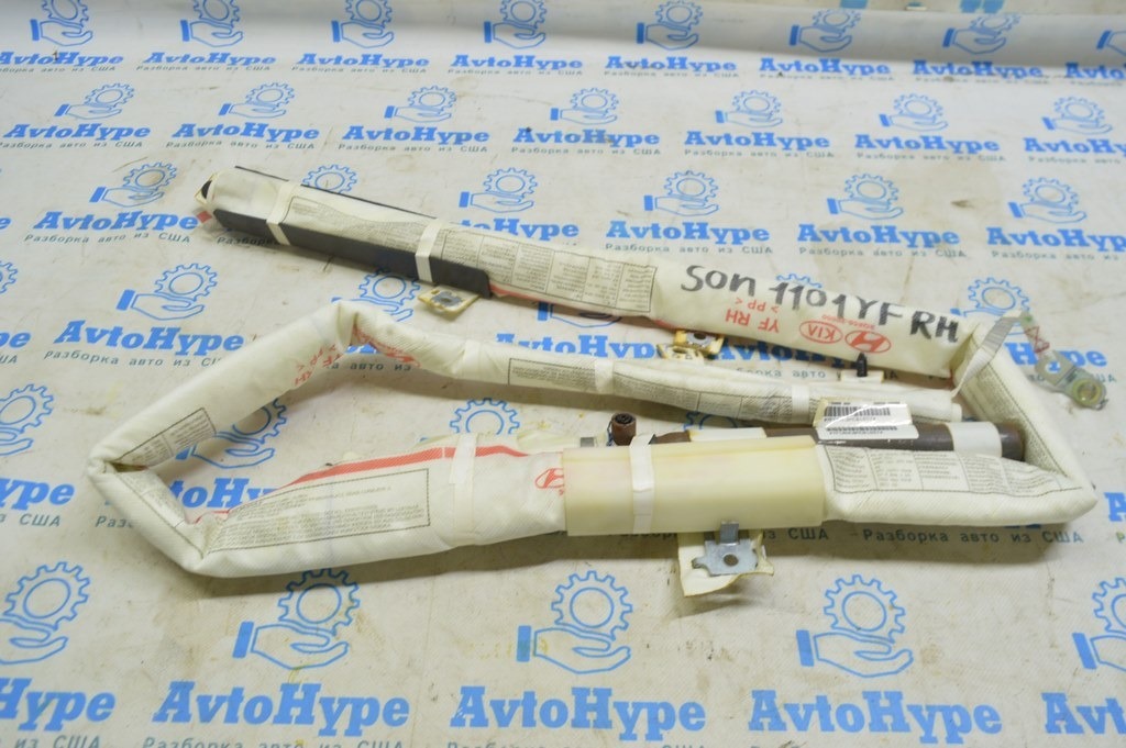 Подушка безопасности airbag боковая шторка правая Hyundai Sonata 11-15