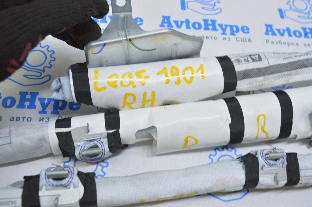 Подушка безопасности airbag боковая шторка правая Nissan Leaf 18-20 — фото 2