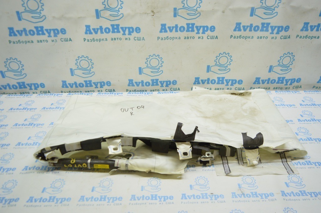 Подушка безопасности airbag боковая шторка правая Subaru Outback 15-19 стрельнувшая