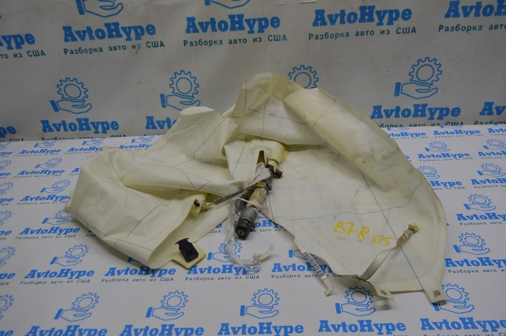 Подушка безопасности airbag боковая шторка правая VW Passat b7 USA (05) стрельнула не порезана