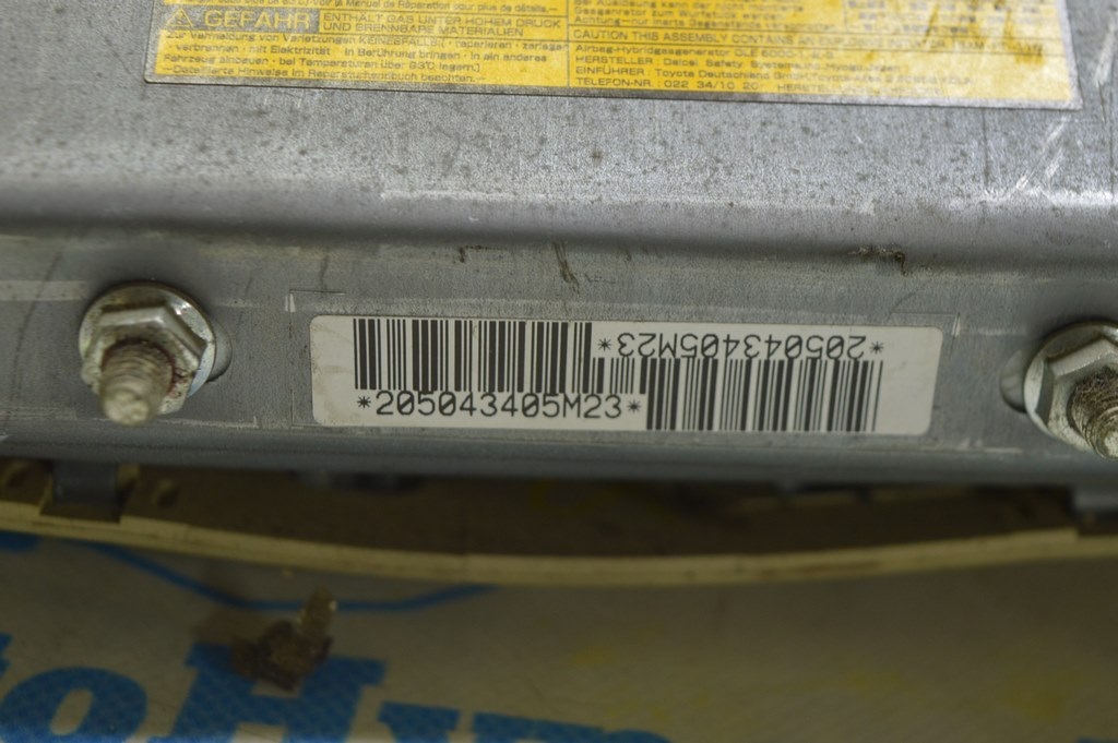 Подушка безопасности airbag колен пассаж Lexus GS300 GS350 GS430 GS450h 06-11 беж (01) стрельн — фото 4