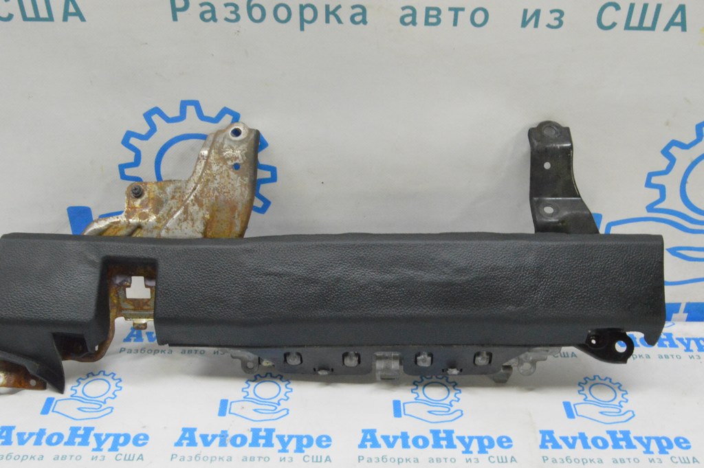Подушка безопасности airbag колен водительская левая Lexus RX350 RX450h 10-15 черн (03) примят — фото 2