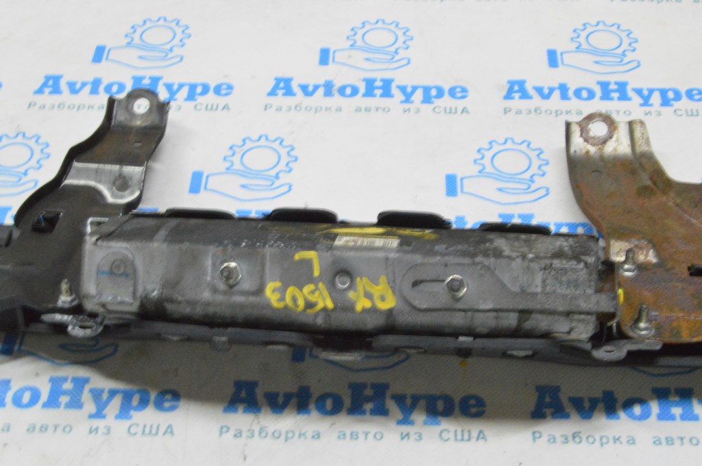 Подушка безопасности airbag колен водительская левая Lexus RX350 RX450h 10-15 черн (03) примят — фото 4