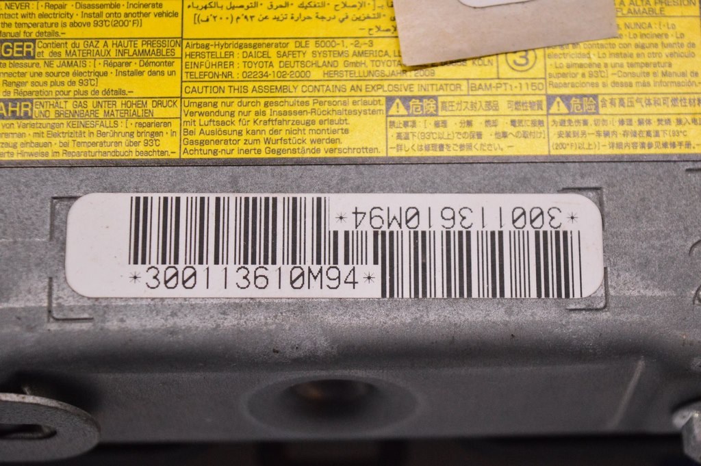 Подушка безопасности airbag колени пассажира Toyota Sequoia 2008-2022 (01) — фото 4