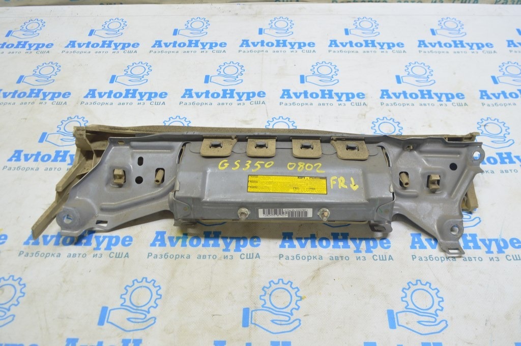 Подушка безопасности airbag коленная пассажир Lexus GS300 GS350 GS430 GS450h 06-11 беж(02) деф