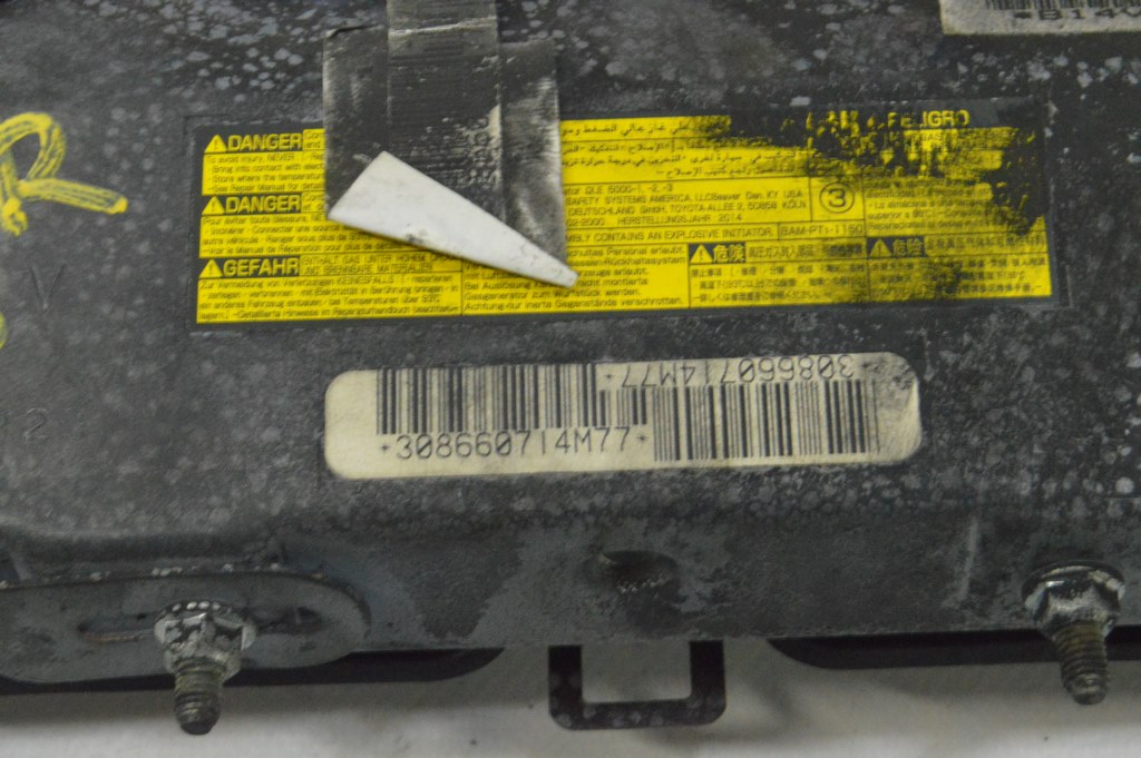 Подушка безопасности airbag коленная пассажирская правая Lexus RX350 RX450h 10-15 черн — фото 4