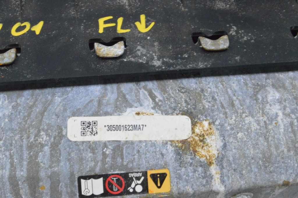 Подушка безопасности airbag коленная водительск лев Lexus RX 350/350h/500h 23- черн (01) ржава — фото 4