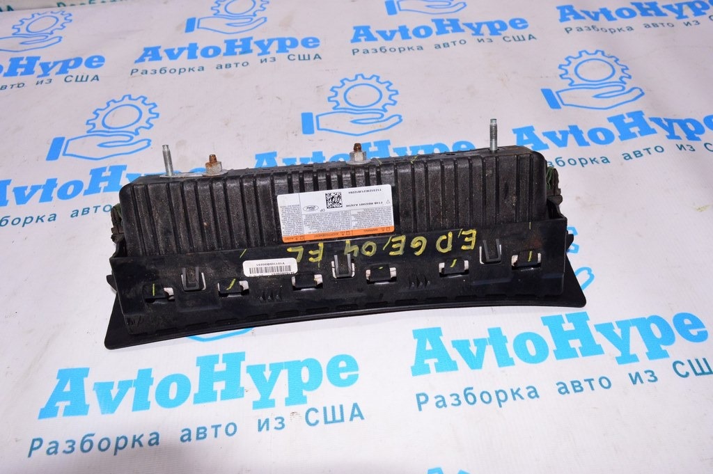Подушка безопасности airbag коленная водительская лев Ford Edge 16- черн (04) — фото 2