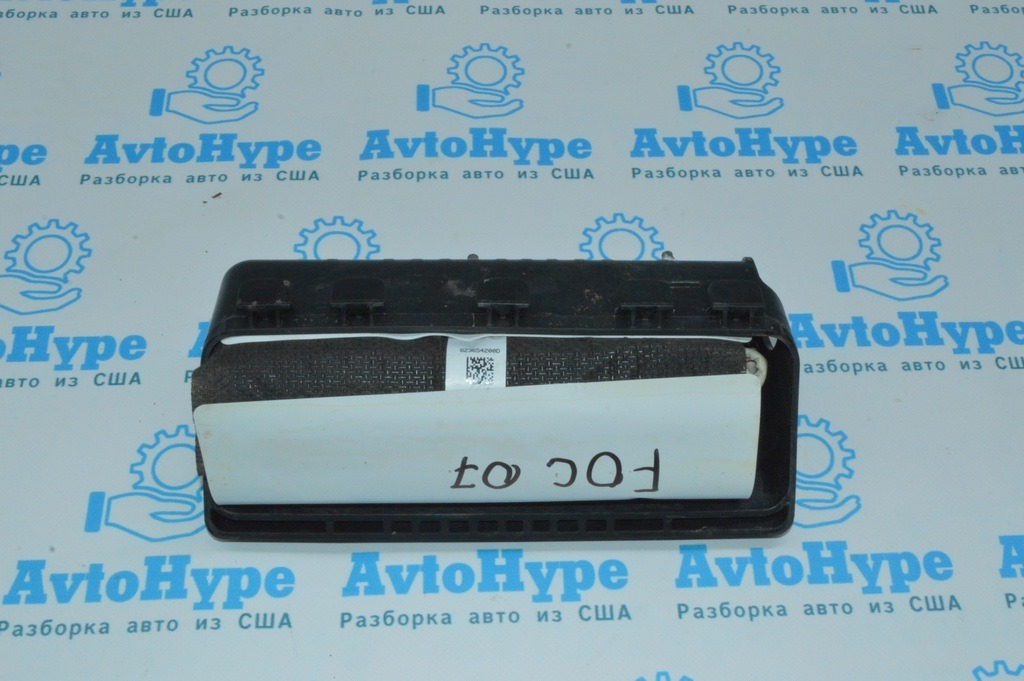 Подушка безопасности airbag коленная водительская лев Ford Focus mk3 11-18 черн (07) — фото 2