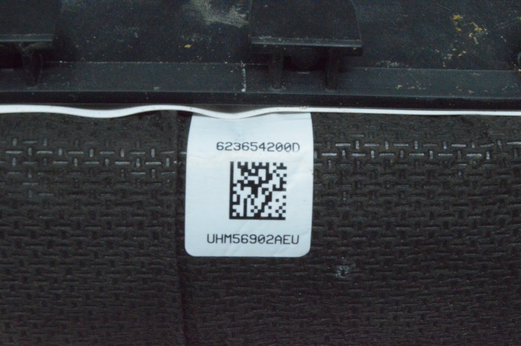 Подушка безопасности airbag коленная водительская лев Ford Focus mk3 11-18 черн (07) — фото 3