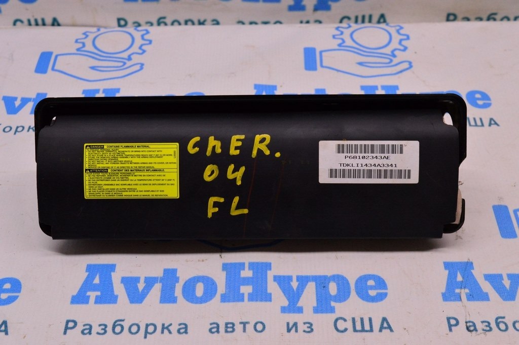Подушка безопасности airbag коленная водительская лев Jeep Cherokee KL 14- 68102343AE