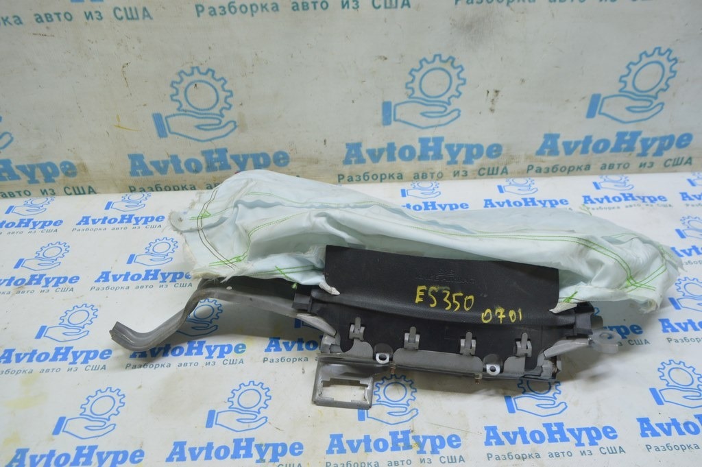 Подушка безопасности airbag коленная водительская лев Lexus ES350 07-12 черн (01) стрельнувшая — фото 4