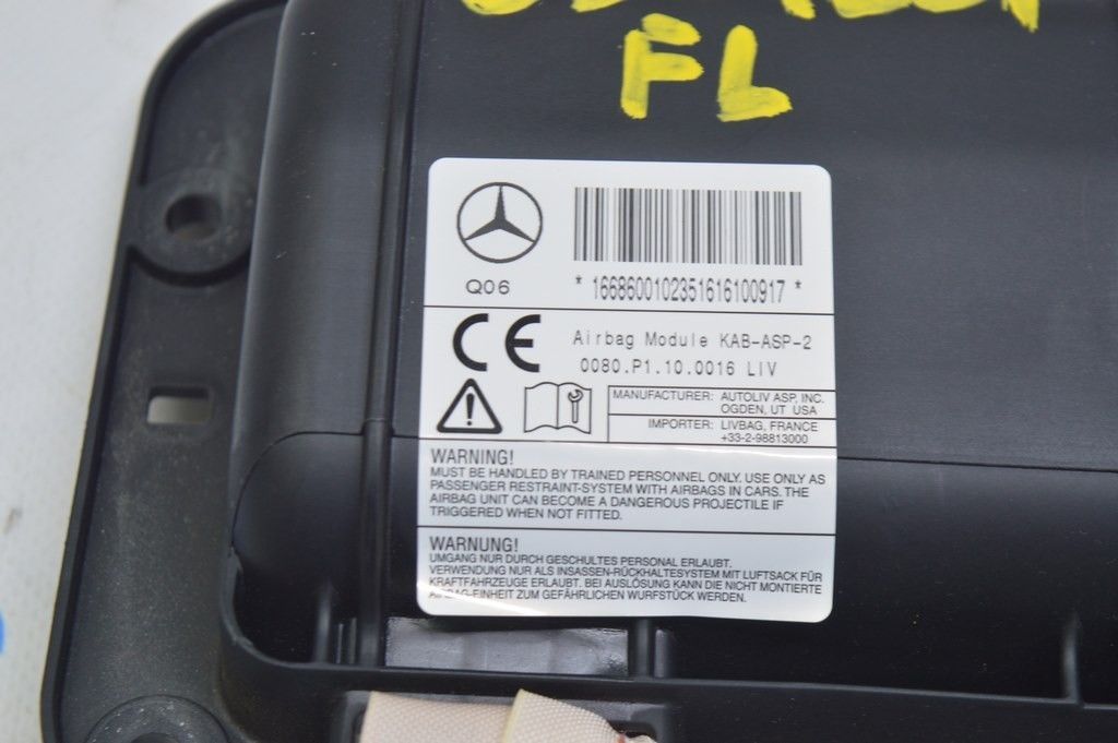 Подушка безопасности airbag коленная водительская лев Mercedes GLE-class C292 12-19 — фото 3