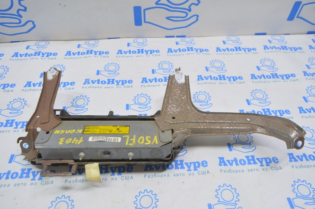 Подушка безопасности airbag коленная водительская лев Toyota Camry v50 12-14 usa\euro черн — фото 2