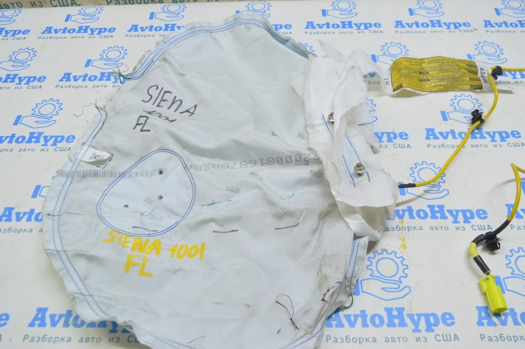 Подушка безопасности airbag сидение лев Toyota Sienna 13-17 (01) стрельнувшая