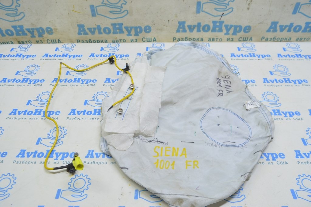 Подушка безопасности airbag сидение прав Toyota Sienna 13-17 (01) стрельнувшая