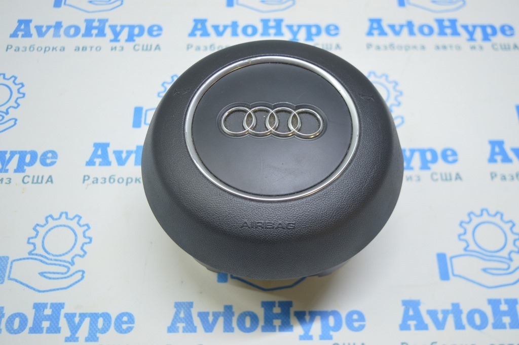 Подушка безопасности airbag в руль водительская Audi A3 8V 15-16 4d, черная (01)