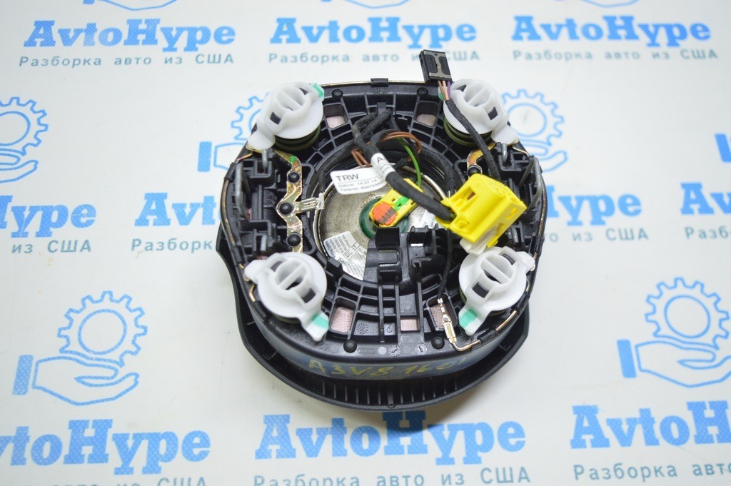 Подушка безопасности airbag в руль водительская Audi A3 8V 15-16 4d, черная (01) — фото 3