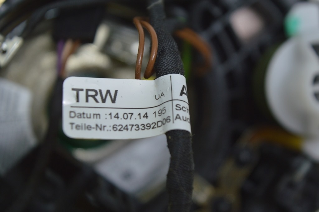 Подушка безопасности airbag в руль водительская Audi A3 8V 15-16 4d, черная (01) — фото 4