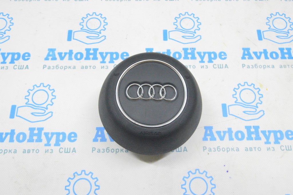 Подушка безопасности airbag в руль водительская Audi A3 8V 15-16 4d, черная (02)