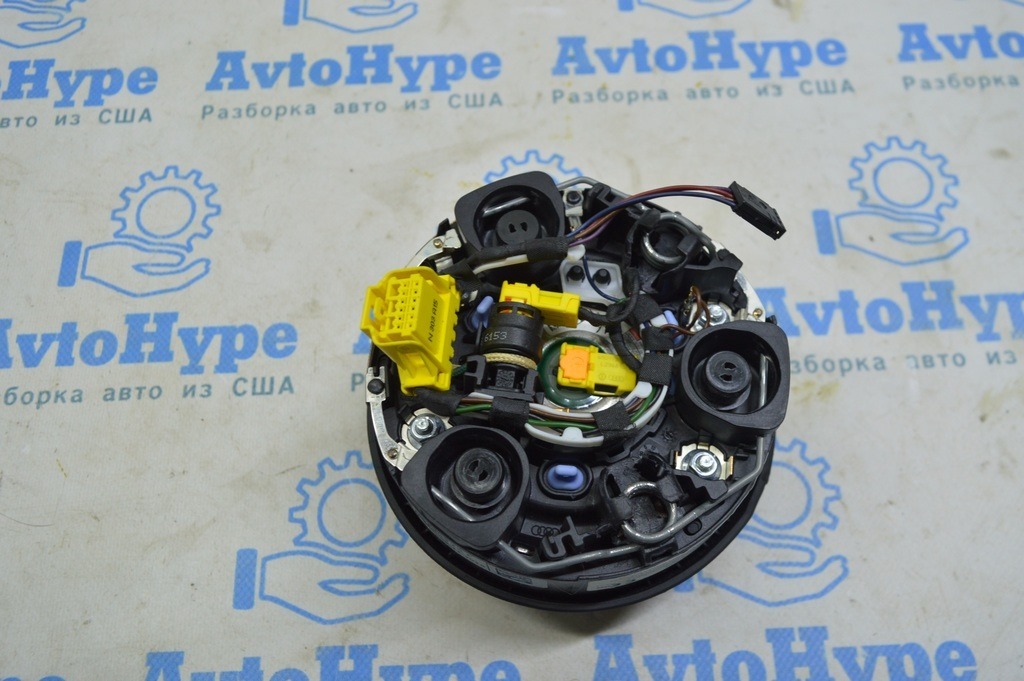 Подушка безопасности airbag в руль водительская Audi A4 B9 17- черная (01) — фото 2