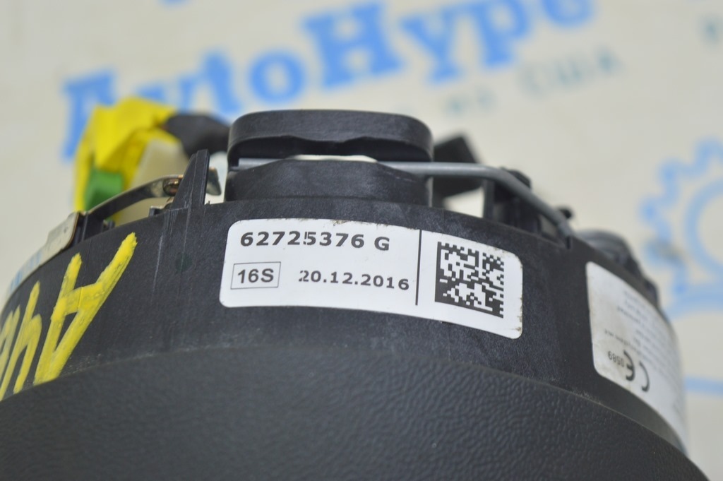 Подушка безопасности airbag в руль водительская Audi A4 B9 17- черная (02) — фото 4