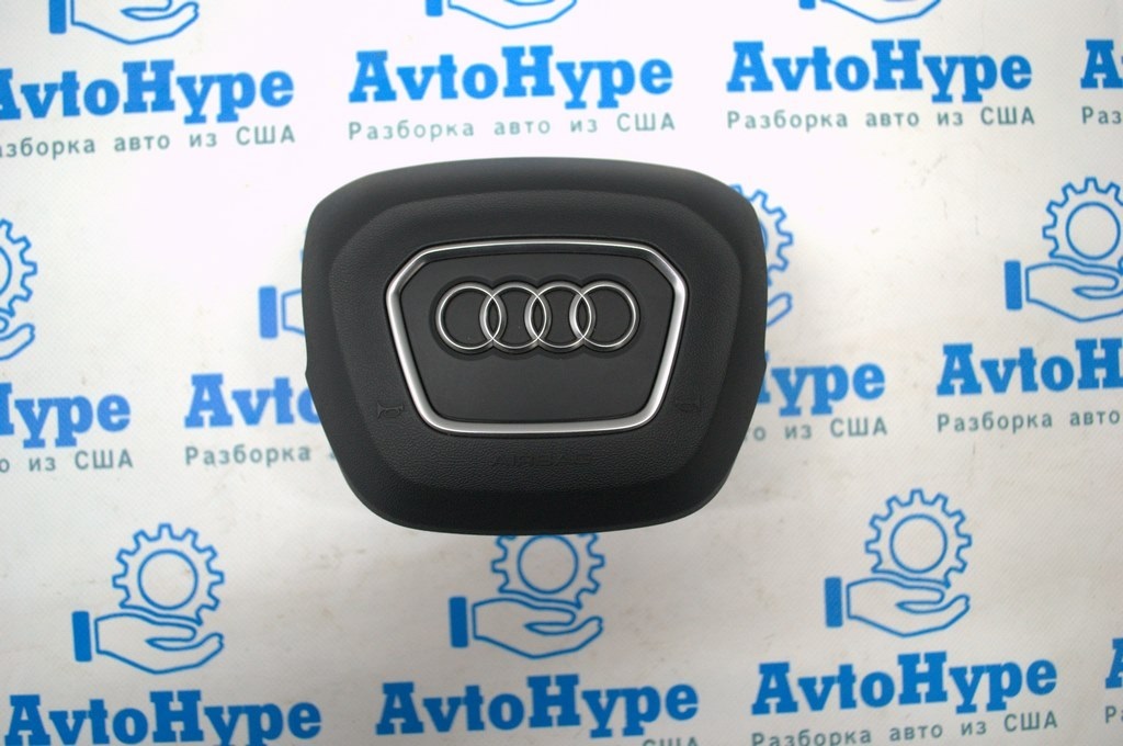 Подушка безопасности airbag в руль водительская Audi Q5 80A 18-24 черн (01)
