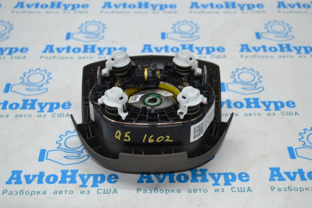 Подушка безопасности airbag в руль водительская Audi Q5 8R 13-17 бежевая truffelbeige (02) — фото 2