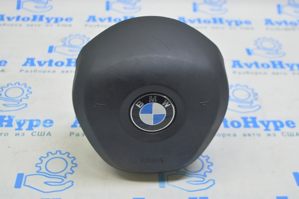 Подушка безопасности airbag в руль водительская BMW X1 F48 16-22 черная (01)