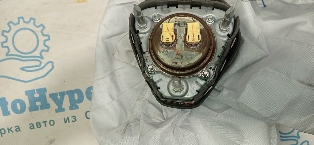 Подушка безопасности airbag в руль водительская Chevrolet Volt 16- серая стрельнувшая — фото 2