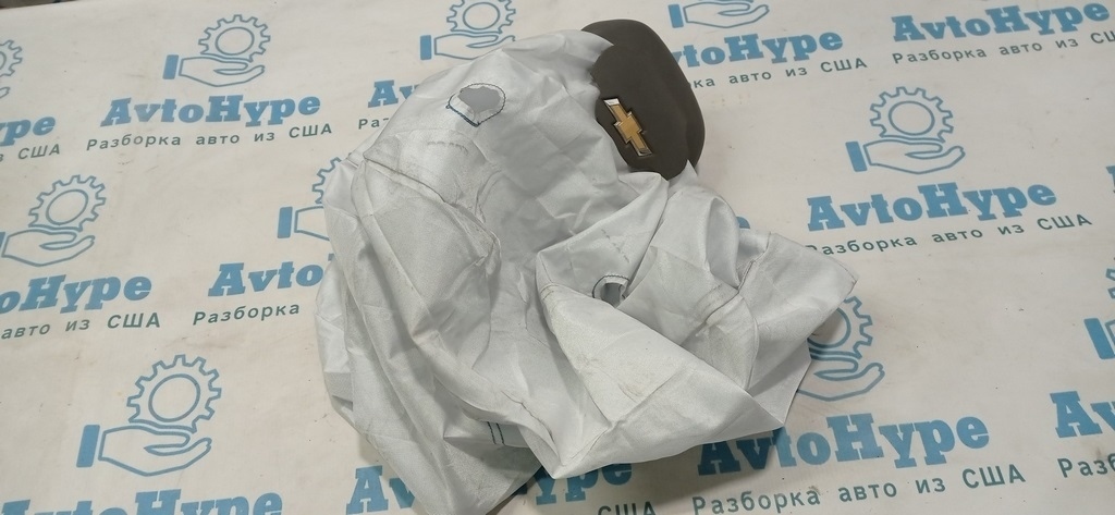 Подушка безопасности airbag в руль водительская Chevrolet Volt 16- серая стрельнувшая — фото 3