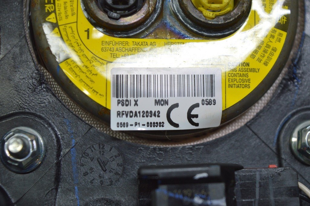 Подушка безопасности airbag в руль водительская Ford Fusion mk5 13- — фото 3