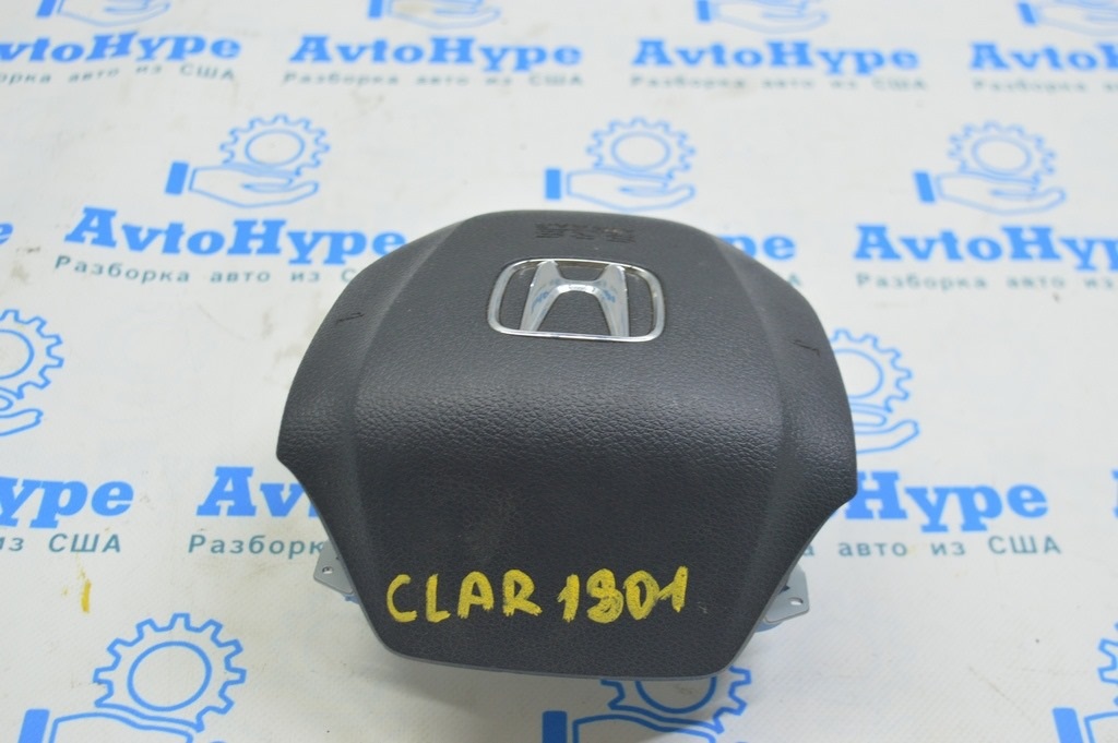 Подушка безопасности airbag в руль водительская Honda Clarity 18-21 usa черн (01) — фото 2