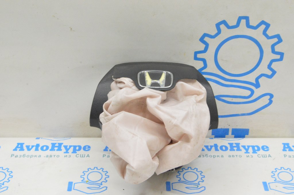 Подушка безопасности airbag в руль водительская Honda CRV 07-09 черн (01) стрельнувшая