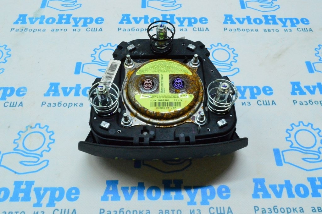 Подушка безопасности airbag в руль водительская HYUNDAI ELANTRA AD 17-18 дорест черн (02) — фото 3