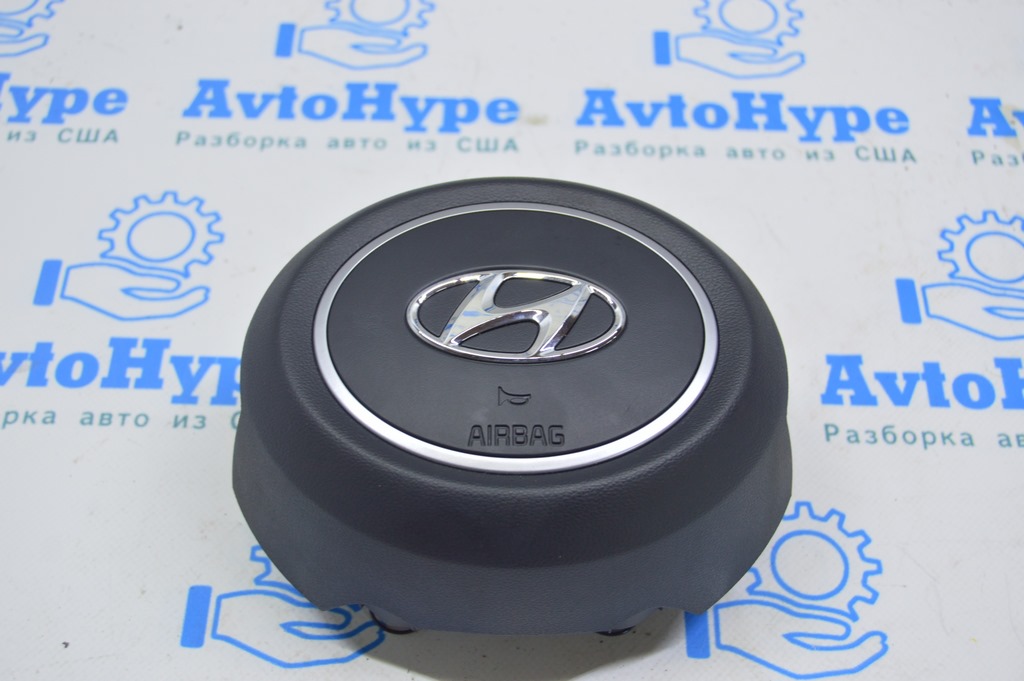Подушка безопасности airbag в руль водительская Hyundai Tucson 22- черн (01)