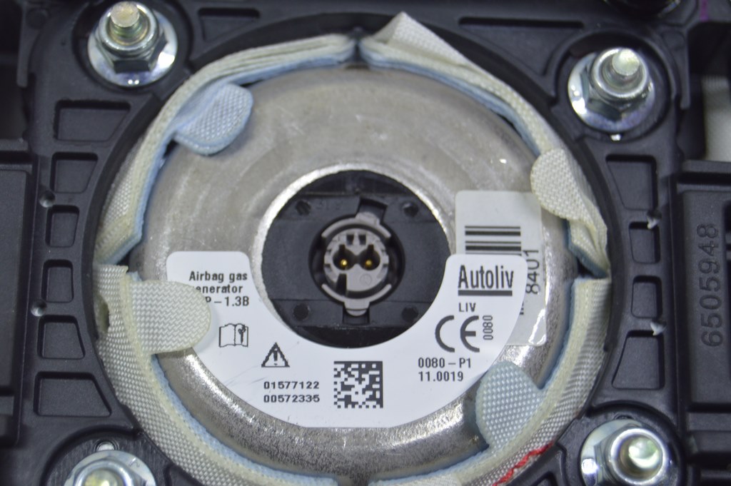 Подушка безопасности airbag в руль водительская Hyundai Tucson 22- черн (01) — фото 4