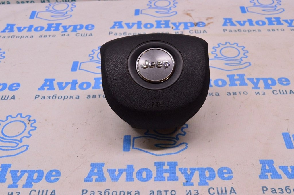 Подушка безопасности airbag в руль водительская Jeep Cherokee KL 14-18 дорест черн (04)