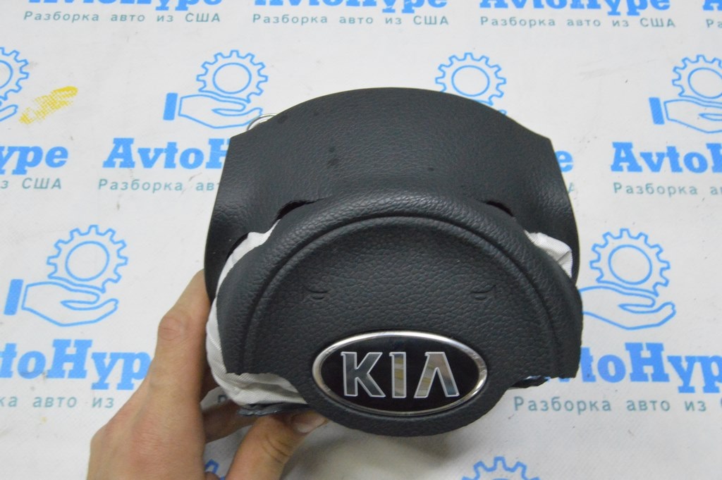 Подушка безопасности airbag в руль водительская Kia Optima 14-15 (04) стрельнувшая — фото 2
