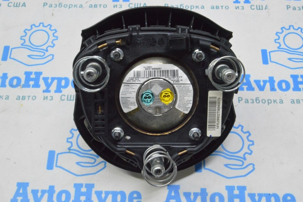 Подушка безопасности airbag в руль водительская Kia Optima 14-15 (04) стрельнувшая — фото 3